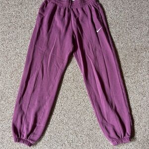 Nike Purple Jogger Sweatpants